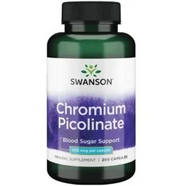 Swanson Chromium Picolinate - 200 mcg - 200 Caps