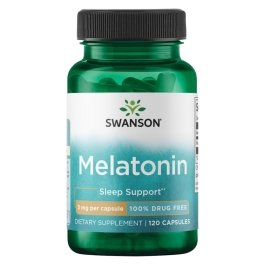 Swanson Melatonin - 3 mg - 120 Capsules
