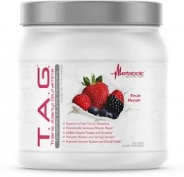TAG Glutamine - Fruit Punch - 400 Grams