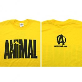 Universal Nutrition Yellow Animal T-Shirt Medium