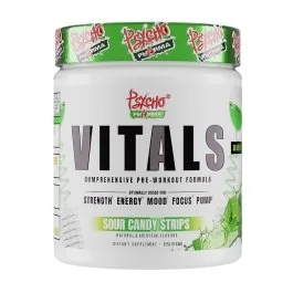Vitals Pre Workout - Sour Candy Strips - 30/15 Servings