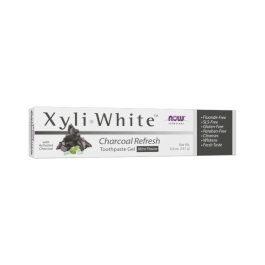 NOW Xyliwhite Toothpaste - Charcoal Refresh - 6.4 oz