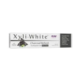 NOW Xyliwhite Toothpaste - Charcoal Refresh - 6.4 oz