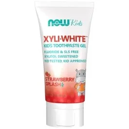 NOW Xyliwhite Kid's Toothpaste - Strawberry - 3 oz