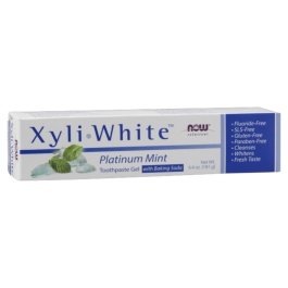 NOW Xyliwhite Toothpaste - Mint/Baking Soda - 6.4 oz
