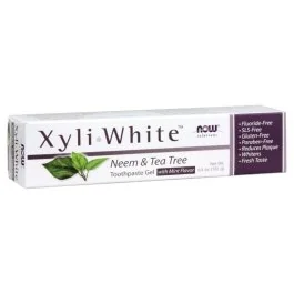 NOW Xyliwhite Toothpaste - Neem & Tea Tree - 6.4 oz