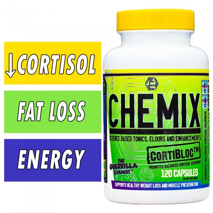 Chemix Cortibloc - 120 Caps Bottle Image