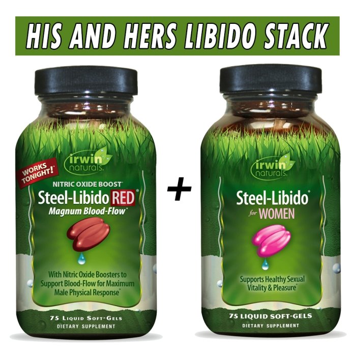 His and Hers Libido Stack | Irwin Naturals | Sexual Health