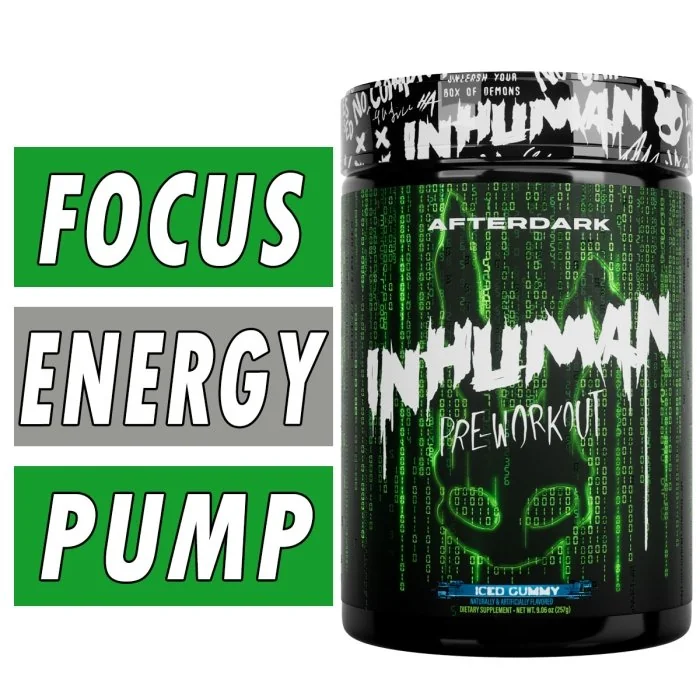 AfterDark InHuman Pre Workout Bottle Image