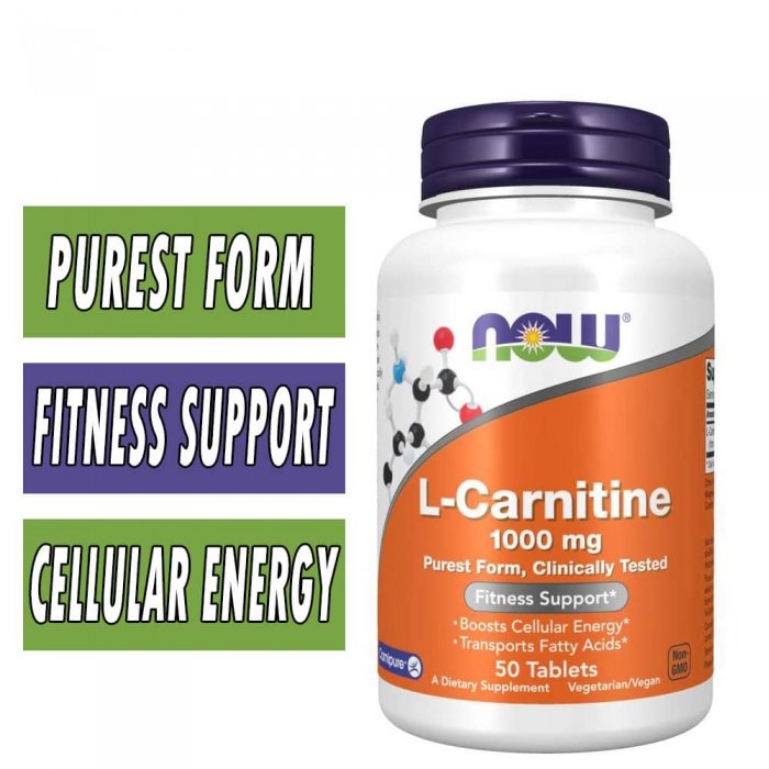 l-carnitine plus 1000 mg L-Carnitine Tablets | NOW Foods