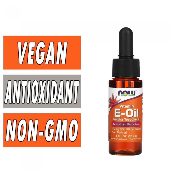 Vitamin E Liquid | NOW Foods | Antioxidant Protection