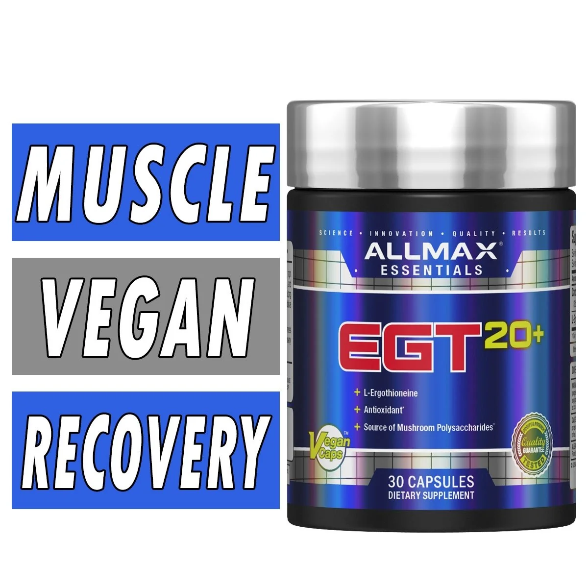 Allmax EGT20+ 30 Capsules Bottle