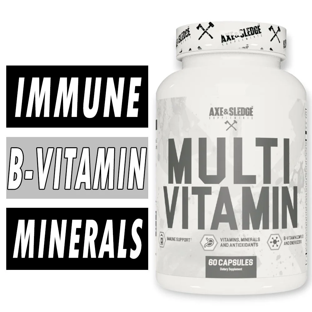 Axe and Sledge MultiVitamin - 60 Capsules Bottle Image