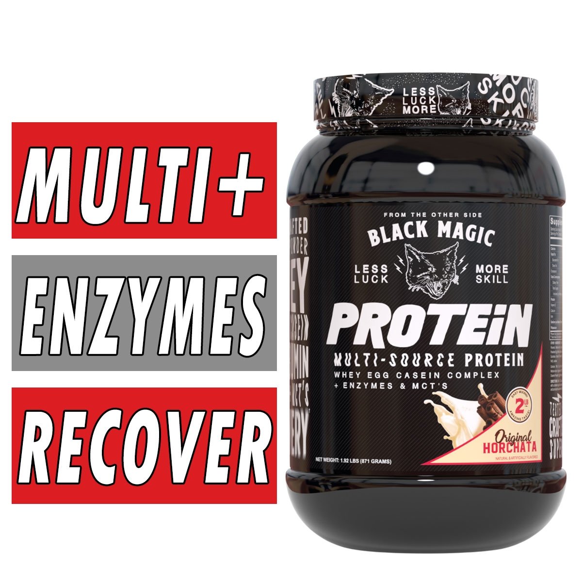 Black Magic Protein Bottle Image