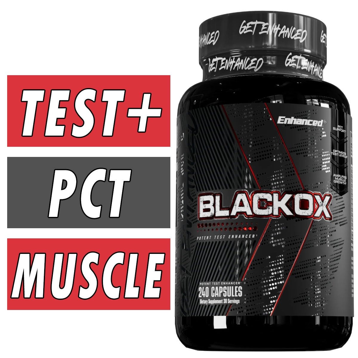 Enhanced Labs Black Ox 240 Capsules Bottle Image