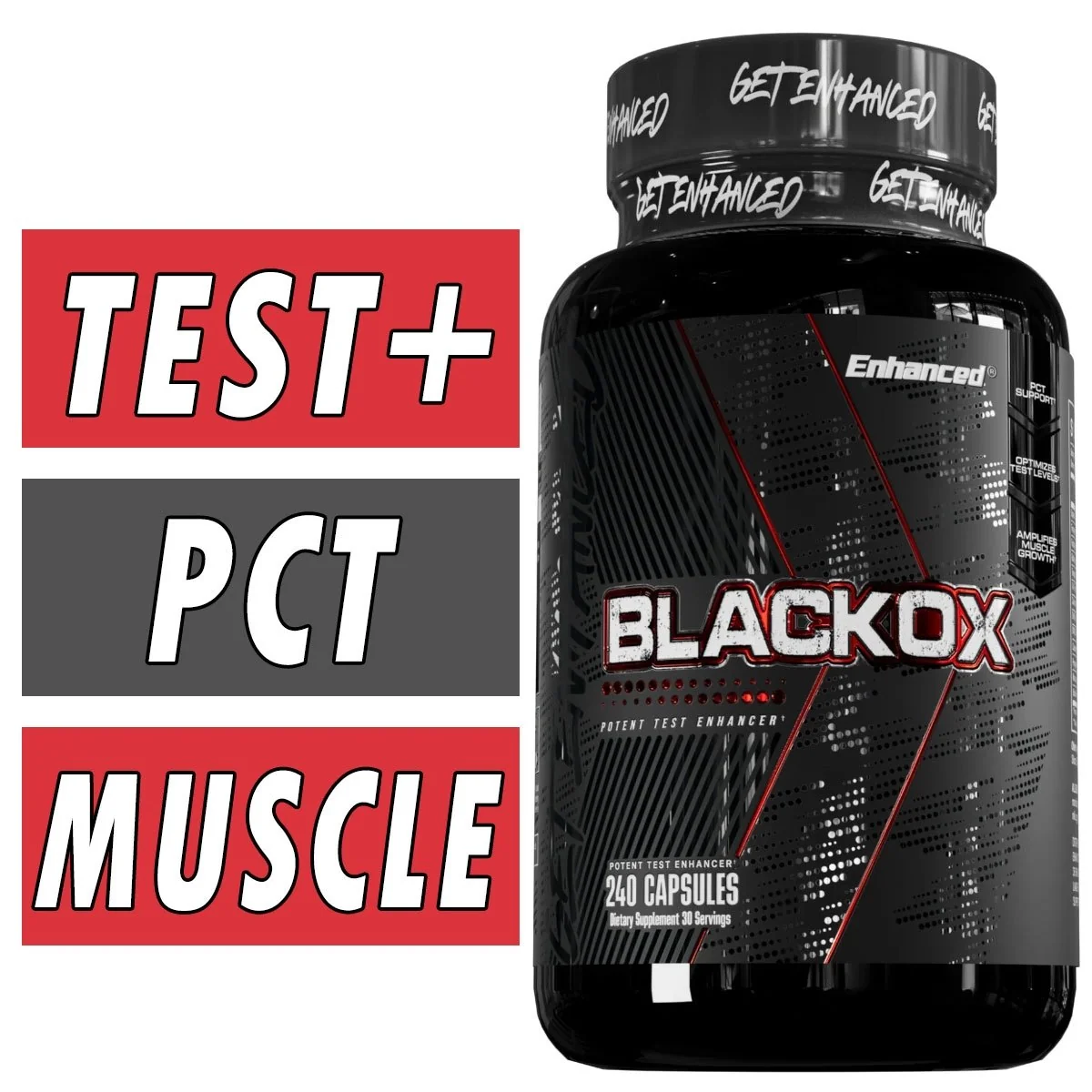 Enhanced Labs Black Ox 240 Capsules Bottle Image