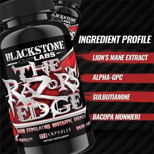 Blackstone Labs The Razor's Edge - 60 Capsules Label Image