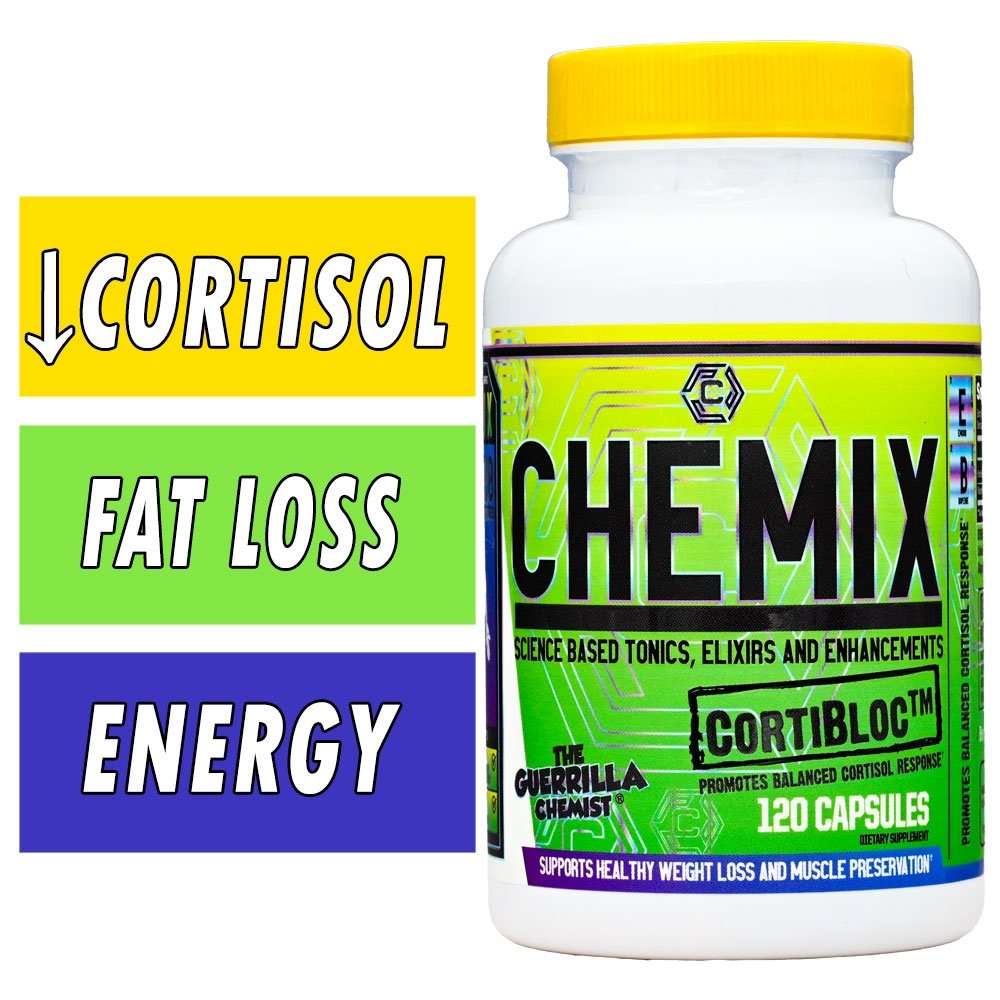 Chemix Cortibloc - 120 Caps Bottle Image