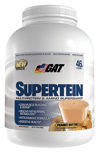 Supertein Protein By GAT, Peanut Butter 5lb