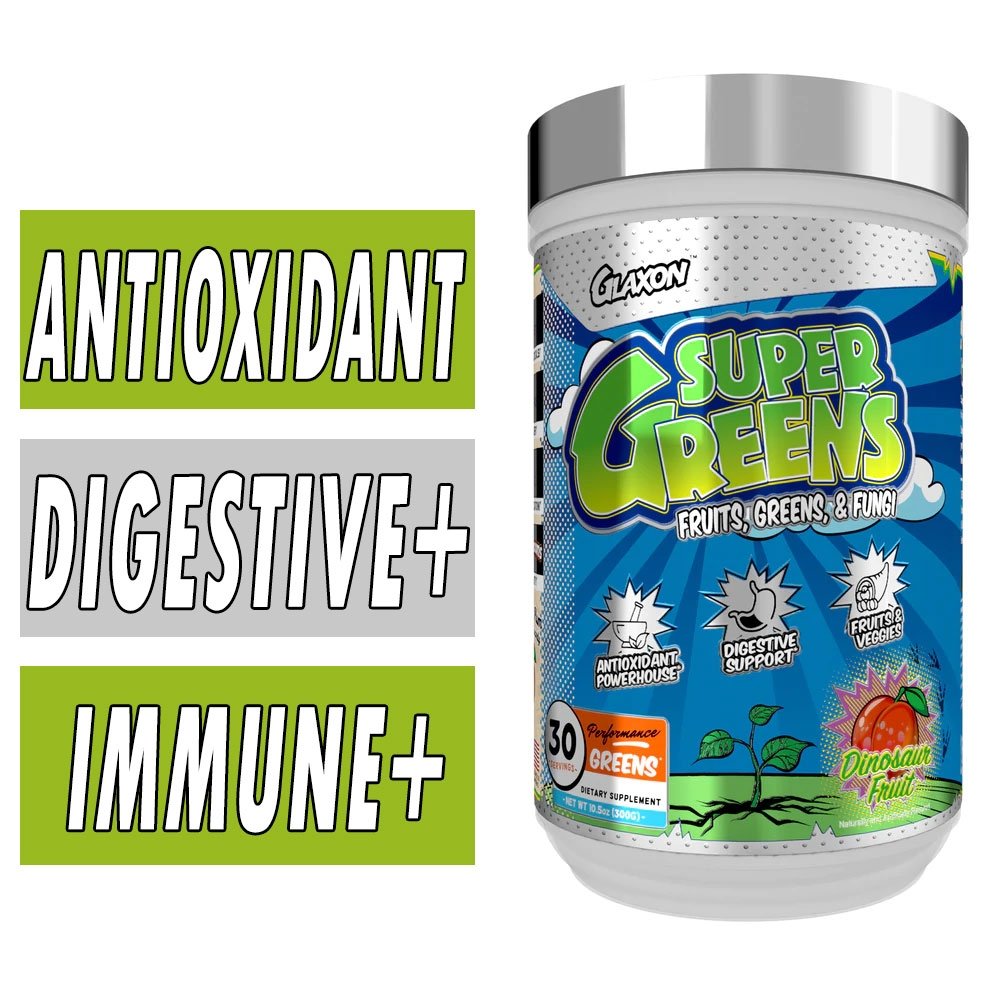 Glaxon Super Greens - Performance Formula Bottle Image