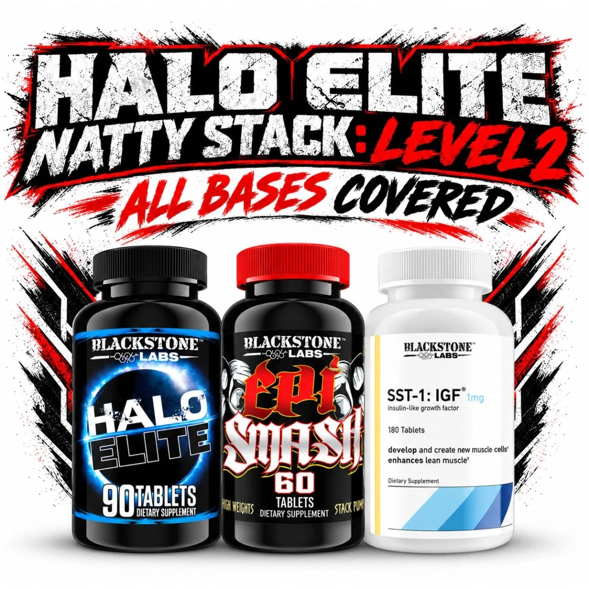 Halo Elite Natty Stack Level 2: Halo Elite, EpiSmash and SST-1 IGF-1 Halo Elite Natty Stack Level 2: Halo Elite, EpiSmash and SST-1 IGF-1