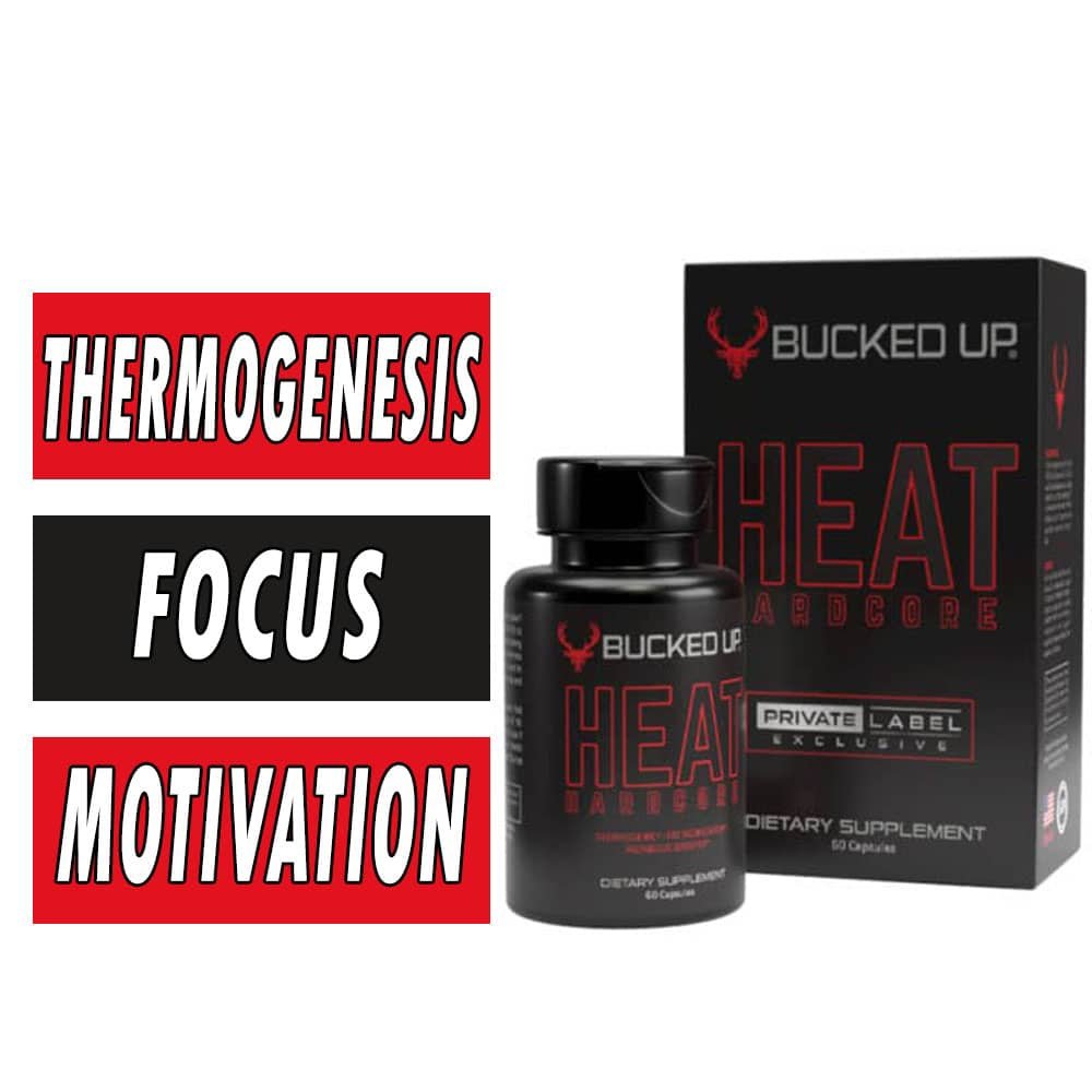 Heat Hardcore For Him - Bucked Up - 60 Capsules