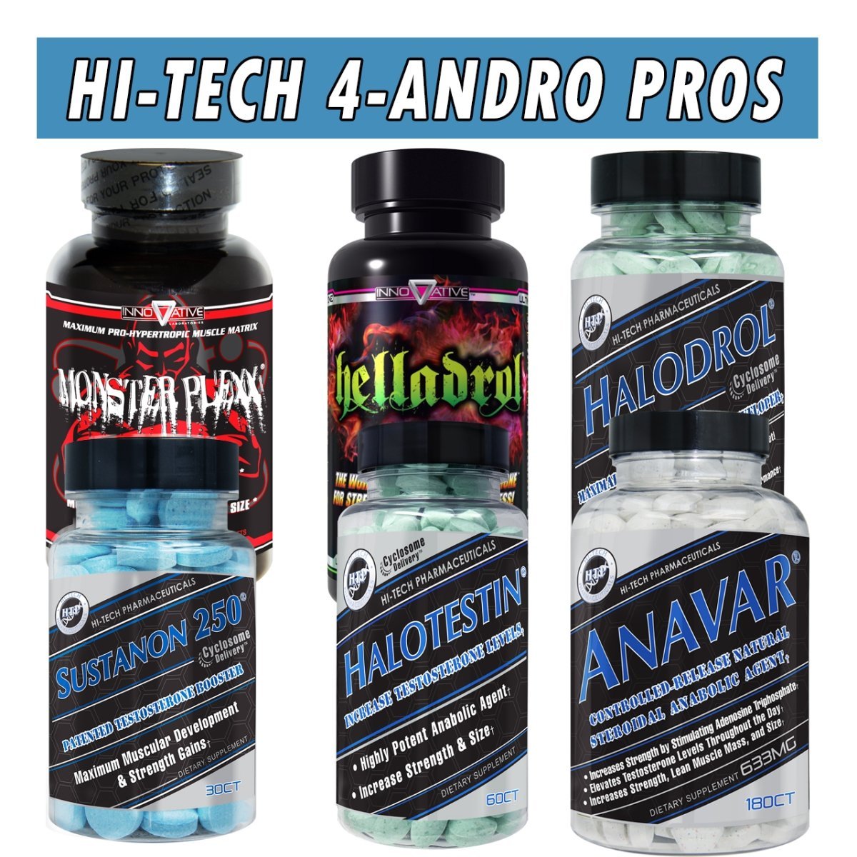 Hi-Tech Pharmaceuticals 4-Andro Prohormones Bottle Image