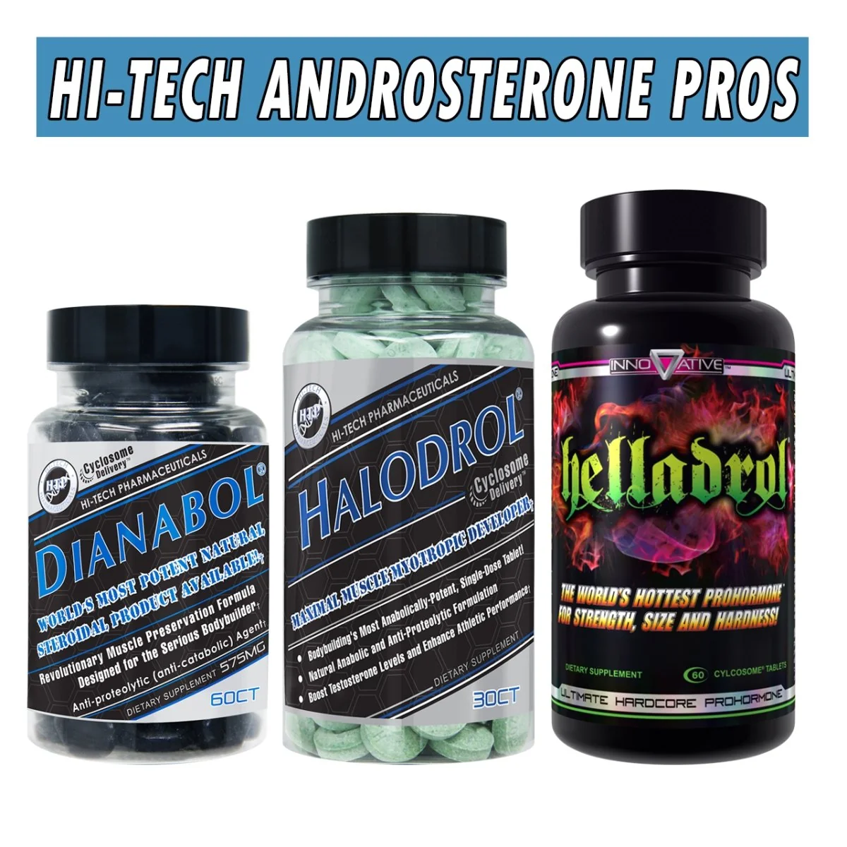 Hi-Tech Pharmaceuticals Androsterone Prohormones Bottle Image