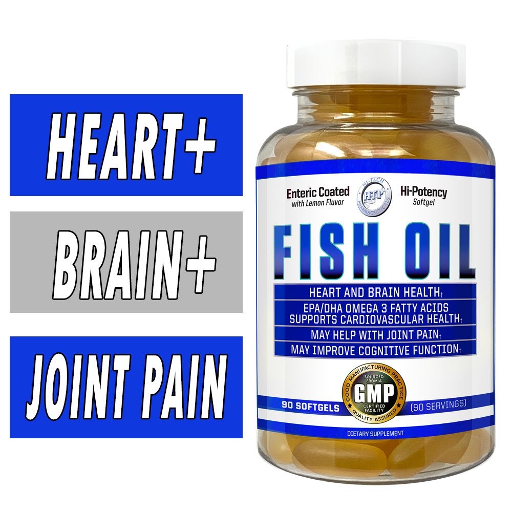 Hi-Tech Pharmaceuticals Fish Oil - 90 Softgels Bottle Image
