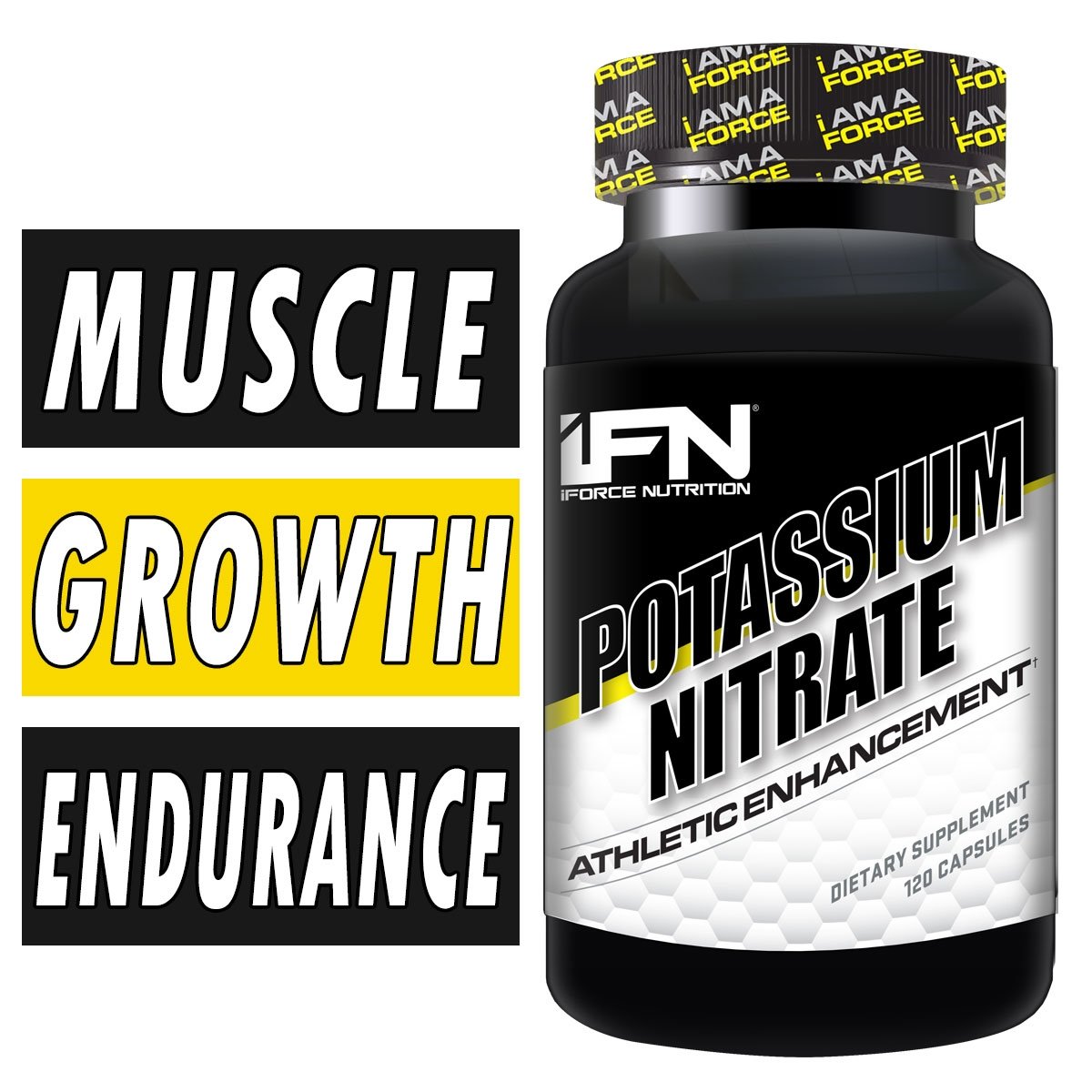 IForce Potassium Nitrate 120 Caps Bottle Image