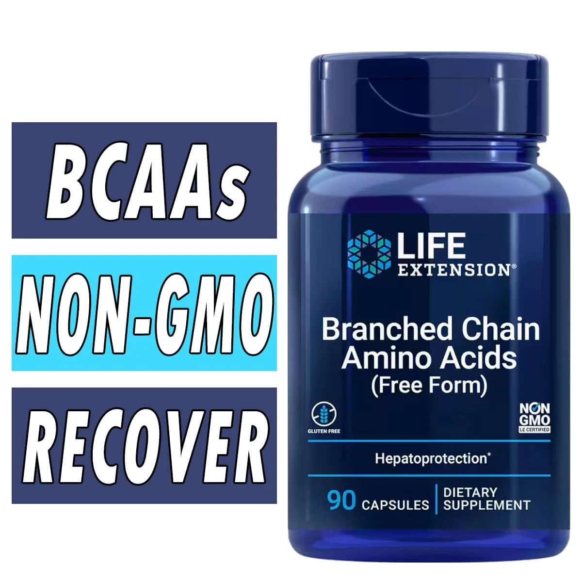 Life Extension Branched Chain Amino Acids - 90 Capsules