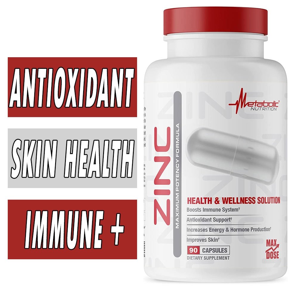 Metabolic Nutrition Zinc - 90 Capsules