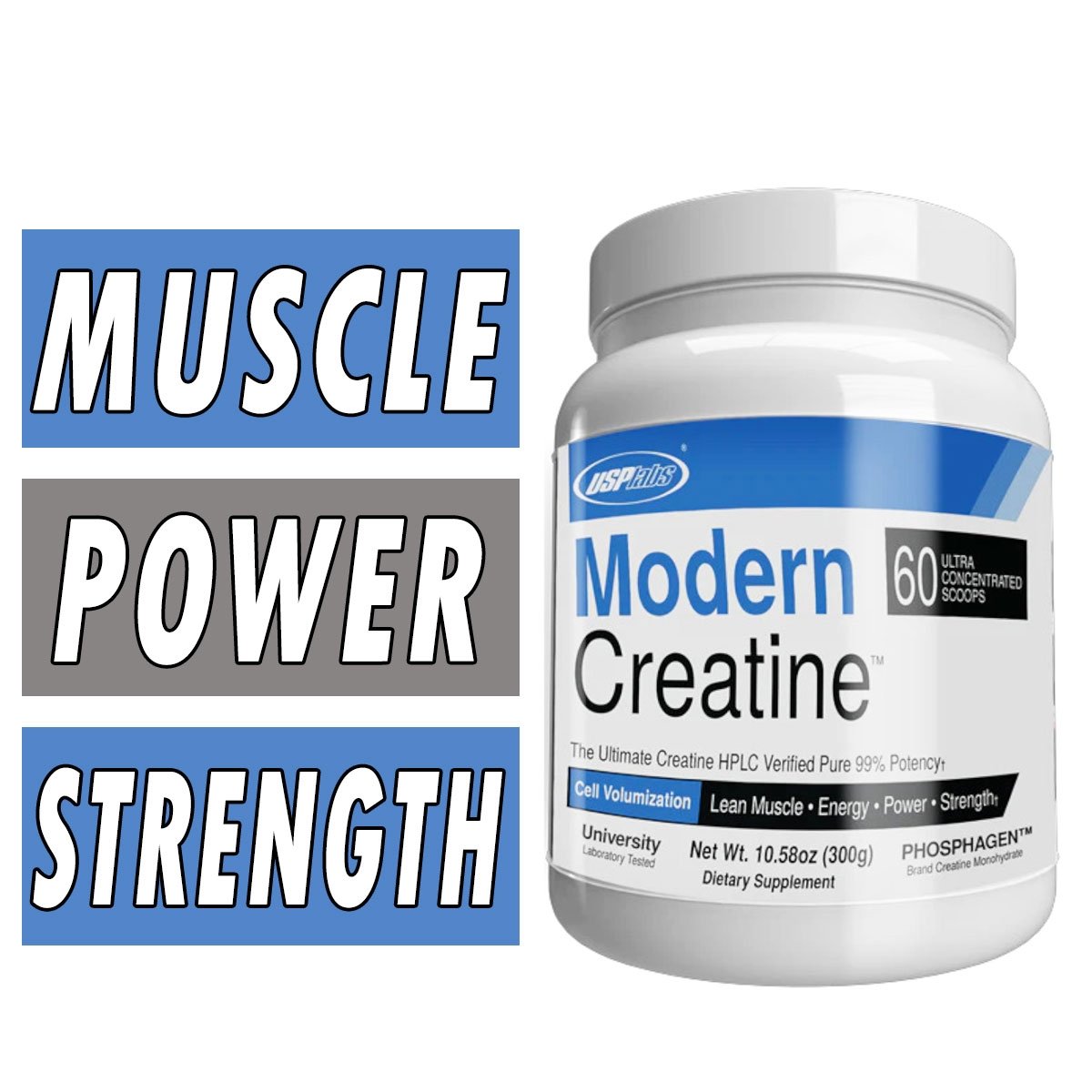 USPLabs Modern Creatine - 300 Grams Bottle Image