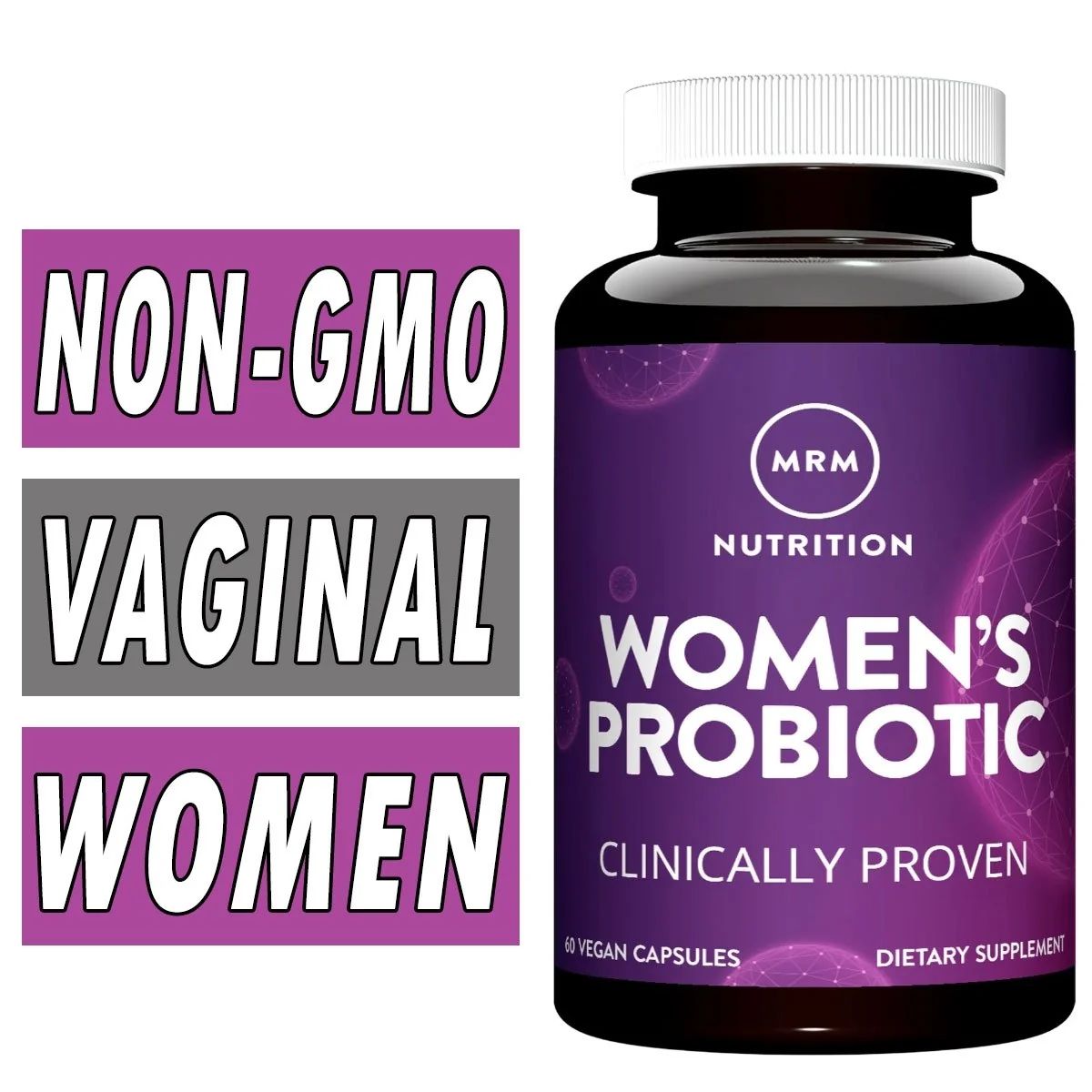 MRM Women's Probiotic - 60 Veg Capsules Bottle Image
