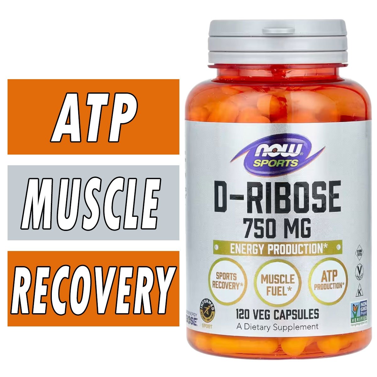 NOW D-Ribose Bottle Image