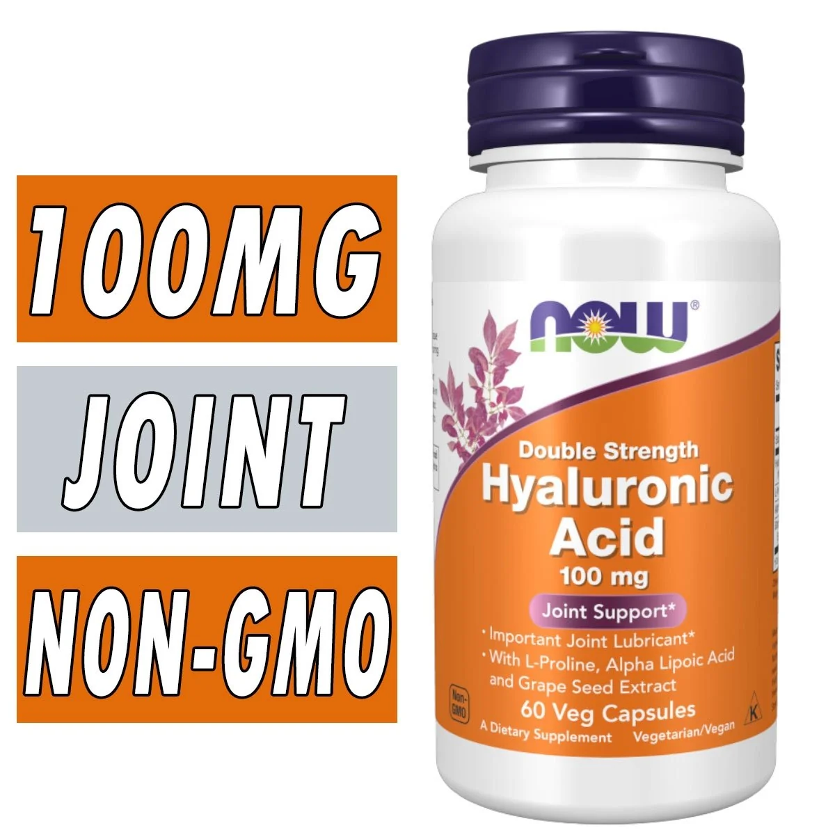 NOW Hyaluronic Acid (Bottle Image)