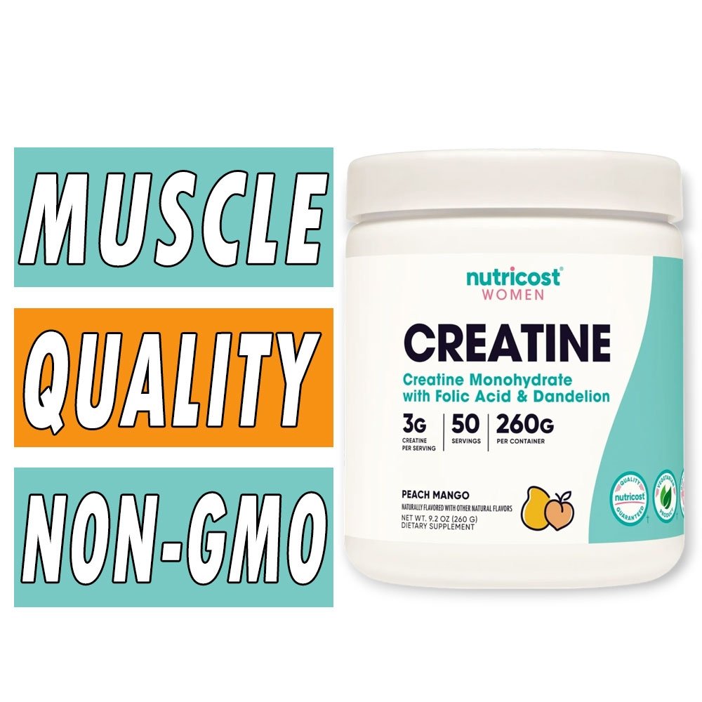 Nutricost Creatine for Women (Powder) Bottle Image