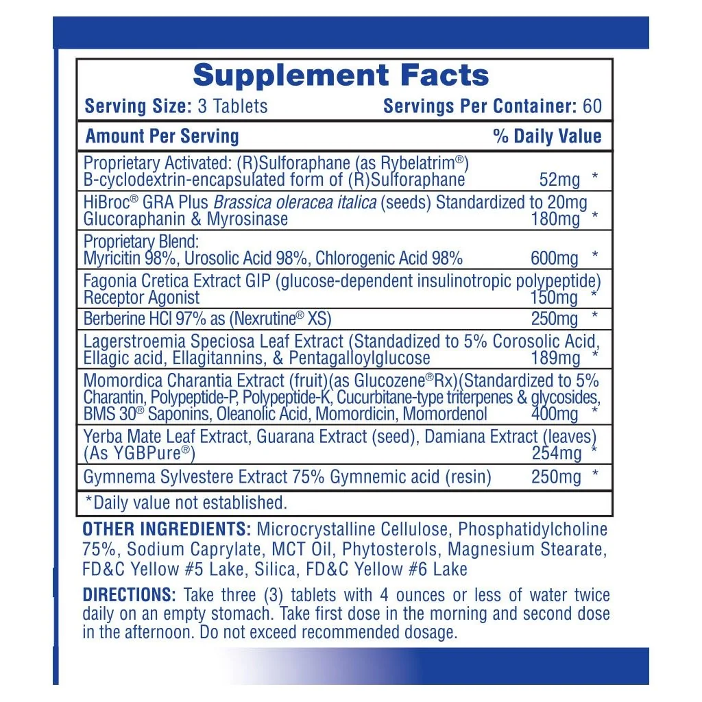 Slimaglutide Supplement Facts Image Slimagovy