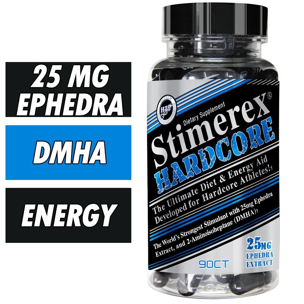 Stimerex Hardcore w/ Ephedra By Hi-Tech Pharmaceuticals Bottle Image