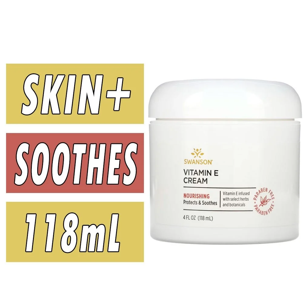 Swanson Vitamin E Cream - 4 fl oz Bottle Image