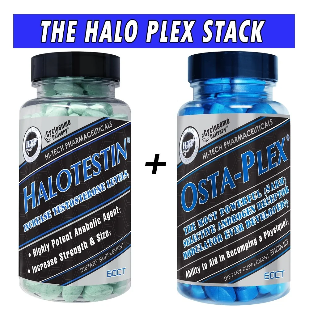 The Halo Plex Stack - Hi Tech Pharmaceuticals - 4 Week Cycle Bottle Image