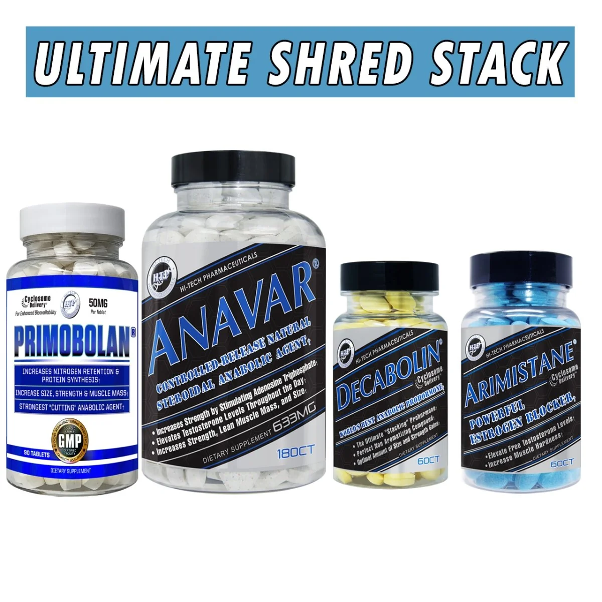 Hi-Tech Pharmaceuticals, The Ultimate Shred Stack Bottle Image