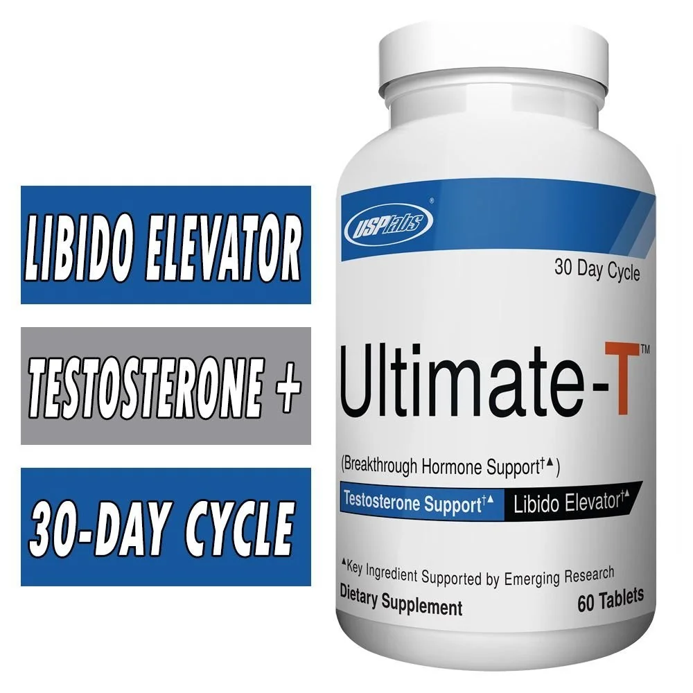 Ultimate T, By USP Labs, Testosterone Support, 120 Caps Bottle Image