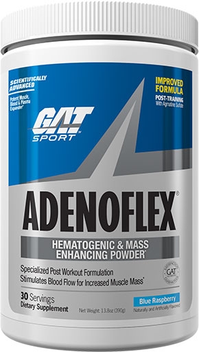 Adenoflex By GAT Sport, Blue Raspberry, 30 Servings