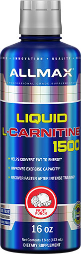 L-Carnitine Liquid - Fruit Punch - 16 oz