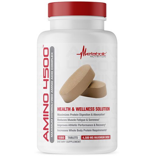 Metabolic Nutrition Amino 4500 - 180 Tablets