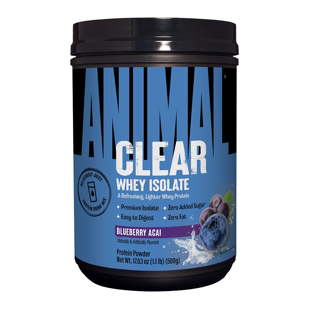 Animal Clear Whey Isolate - Blueberry Acai - 1.1LB
