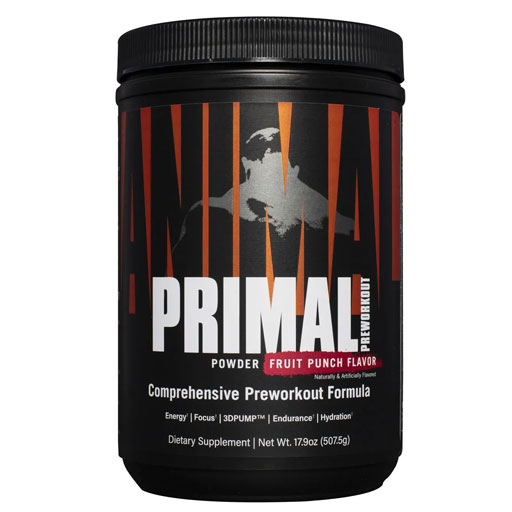 Animal Primal Pre Workout - Fruit Punch - 25 Servings