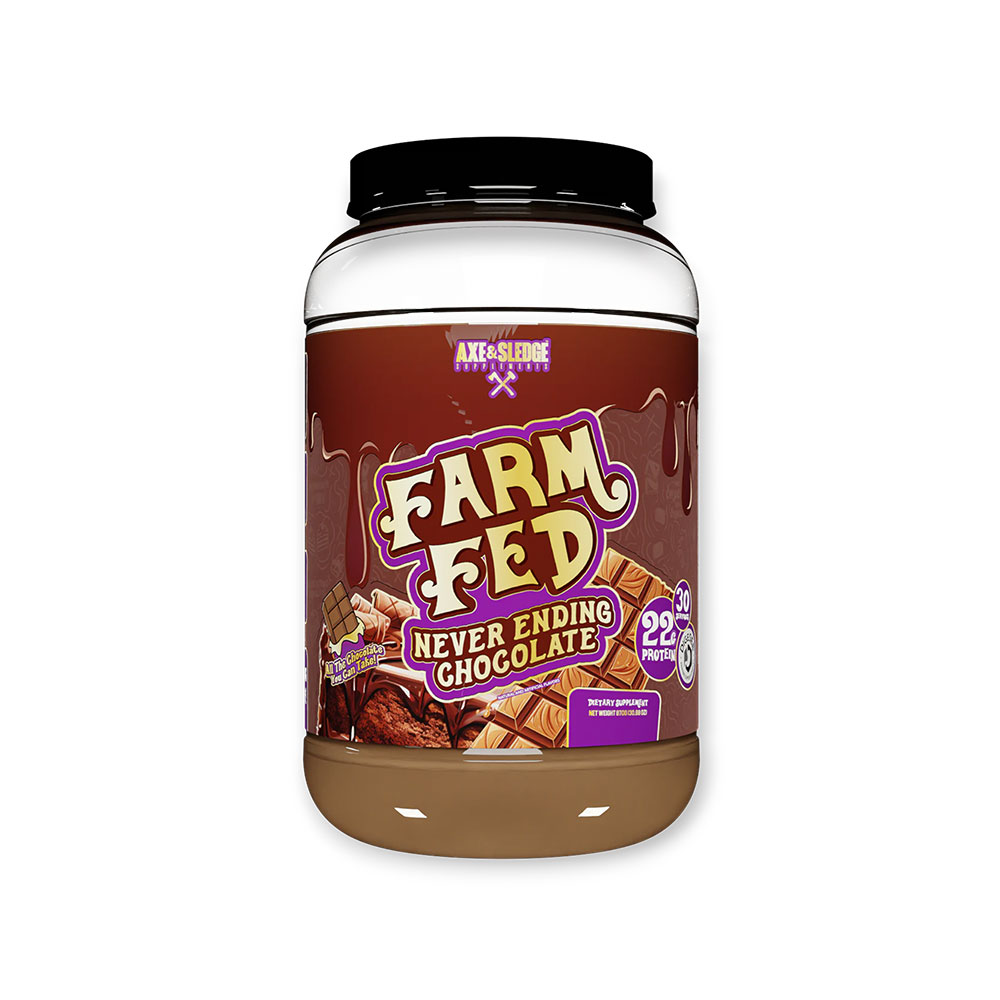 FarmFed Grass Fed Whey Protein Isolate - Never Ending Chocolate - 30 Servings