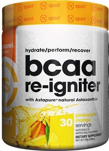 BCAA Re Igniter By Top Secret Nutrition, Pineapple Mango, 30 Servings